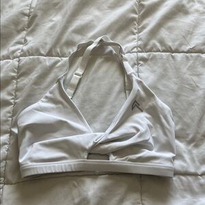 Oner Active Unified Wrap White Sports Bra